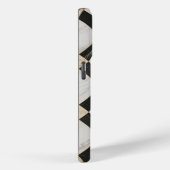 ブラックホワイトゴールドパターン大理石 Case-Mate iPhoneケース (裏面 / 右)