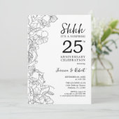 ブラックホワイトサプライズ 25周年記念 招待状 (スタンド正面)