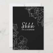 ブラックホワイトサプライズ 50周年記念 招待状 (裏面)