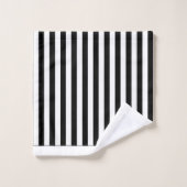 ブラックホワイトストライプチーム , スタイル：タオルセット
オリジナルのタオルでバスルームをあなた バスタオルセット (ウォッシュタオル)