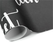 ブラックホワイト |甘い16 |誕生日ラッピング紙 ラッピングペーパー (ロールコーナー)