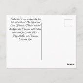 ブラックホーククリッパーセーリング ポストカード (裏面)