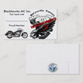 ブラックホークスMCの名刺 名刺 (正面/裏面)