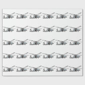 ブラックホークヘリコプター ラッピングペーパー (フラット)