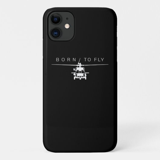 ブラックホーク軍隊航空ヘリコプターパイロットギフト Case-Mate iPhoneケース (裏面)