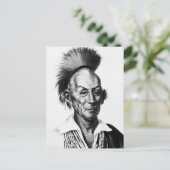 ブラックホーク~サックソークインディアンチーフ ポストカード (スタンド正面)