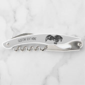 ブラックホースウェイターのコルクカスタムネジ付き文字 ソムリエナイフ (裏面)