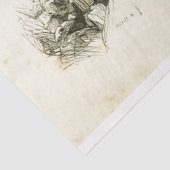 ブラックホースエフェメラデクページフランスのヴィンテージ 薄葉紙 (詳細)