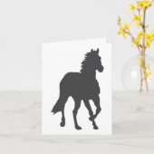 ブラックホースカントリーウェスタンハロー恋しく思ユーラブ カード (黄色い花)