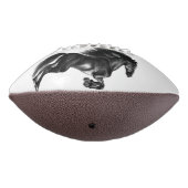 ブラックホースサッカーカスタム文字 アメリカンフットボール (回転270)