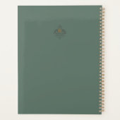 ブラックホースフリシアンホース – カレンダー、プランナー プランナー手帳 (裏面)