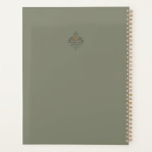 ブラックホースフリシアンホース – カレンダー、プランナー プランナー手帳 (裏面)