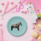 ブラックホースプレート ペーパープレート (パーティー)