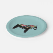 ブラックホースプレート ペーパープレート (アングル)