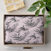 ブラックホースヘッドオンピンク 薄葉紙 (ギフト)