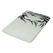 ブラックホースヘッドグリーン バスマット (アングル)