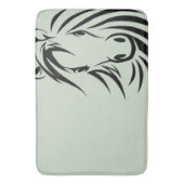 ブラックホースヘッドグリーン バスマット (正面縦)