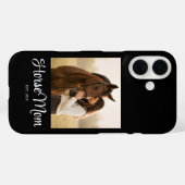 ブラックホースマム就任記念スクリプト写真 Case-Mate iPhoneケース (裏面 (横))
