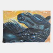 ブラックホース絵画ズ キッチンタオル (横)