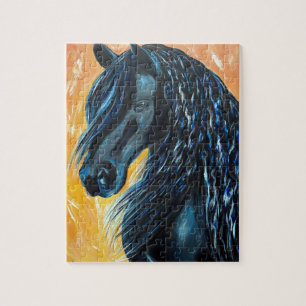 ブラックホース絵画ズ ジグソーパズル