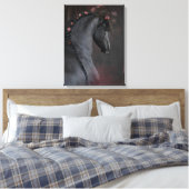 ブラックホース – キャンバスプリント (インサイチュ (寝室))