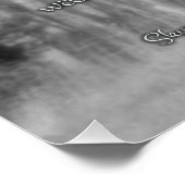 ブラックホース&馬の恋人の詩ウマ科のB&W写真 ポスター (コーナー)