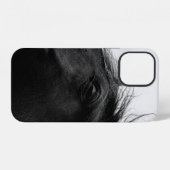 ブラックホース iPhoneケース (裏面横)