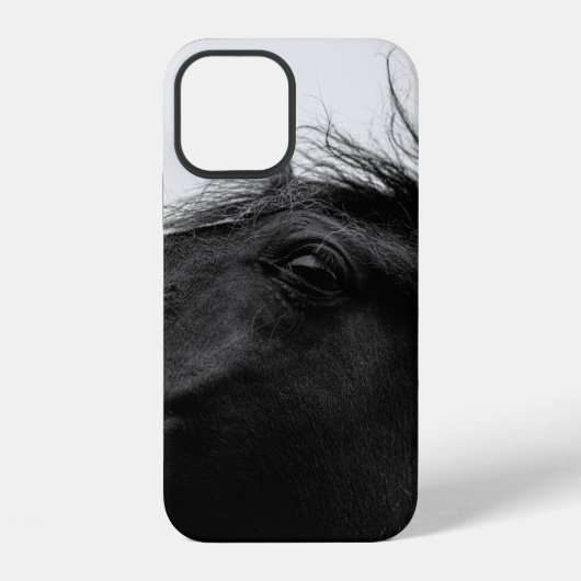 ブラックホース iPhoneケース (裏面)