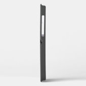 ブラックホースiPhoneケースとカスタム文字 Case-Mate iPhoneケース (裏面 / 左)