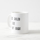 ブラックホールが見えない コーヒーマグカップ (正面左)