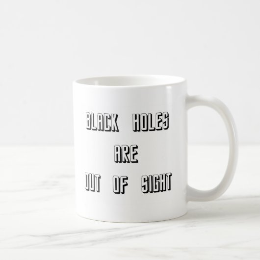 ブラックホールが見えない コーヒーマグカップ (右)