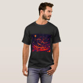 ブラックホールに吸い込まれて Tシャツ (正面フル)