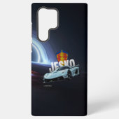 ブラックホールに浮かぶハイパーカー SAMSUNG GALAXYケース (裏面)