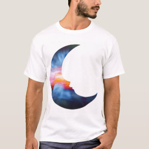 ブラックホールのアウトフロー - カラフルなアーティストのコンセプト Tシャツ