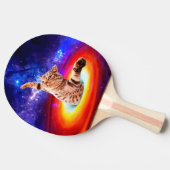 ブラックホールの中の猫 卓球ラケット (横)