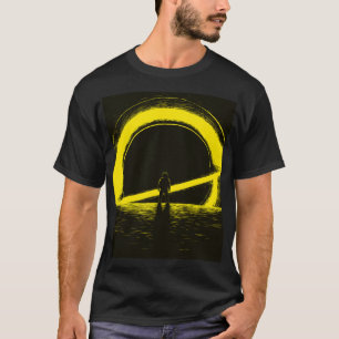 ブラックホールの近くを歩く Tシャツ