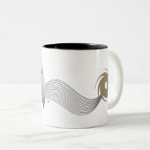 ブラックホールの録音の"金ゴールド"のマグ ツートーンマグカップ (正面右)