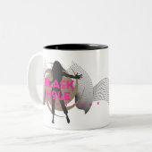 ブラックホールの録音の"金ゴールド"のマグ ツートーンマグカップ (正面左)