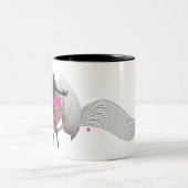 ブラックホールの録音の"金ゴールド"のマグ ツートーンマグカップ (中央)