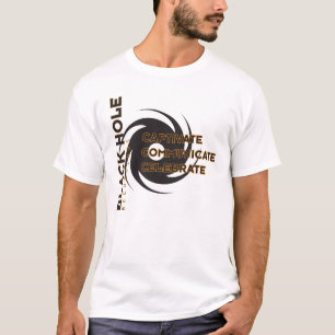 ブラックホールの録音はティーを"祝います" Tシャツ