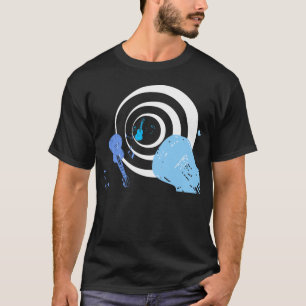 ブラックホールの青- RockinのギターのTシャツ Tシャツ