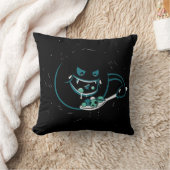 ブラックホールはむさぼり食います クッション (ブランケット)