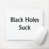 ブラックホールは吸います マウスパッド (マウス)