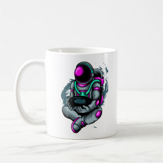 ブラックホールを持つ宇宙飛行士 コーヒーマグカップ