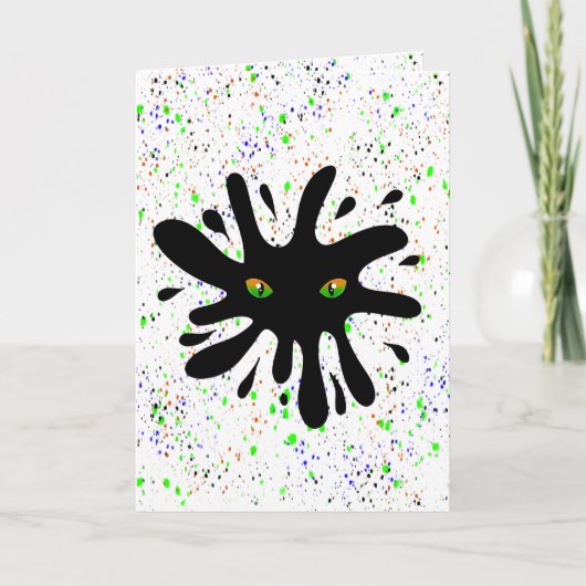 ブラックホールを覗き込む猫の目|過去記事 カード (正面)