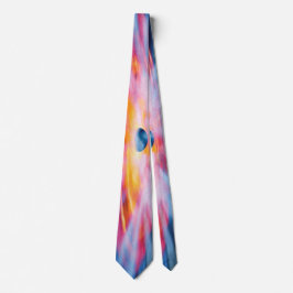 ブラックホールアウトフローカラフル- 抽象芸術アート ネクタイ