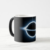 ブラックホールアクリションディスクコズミックアート モーフィングマグカップ (正面左)