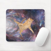 ブラックホールキャット銀河系ウォームホールネブラ宇宙 マウスパッド (マウス)