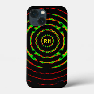 ブラックホールサンモノグラムのiPhone / iPadケース iPhone 13 Miniケース