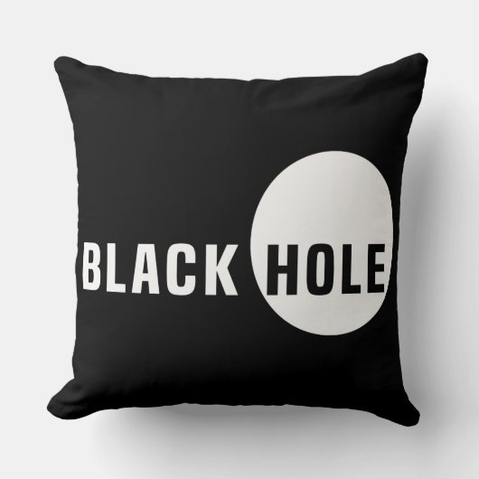 ブラックホールブラック クッション (正面)